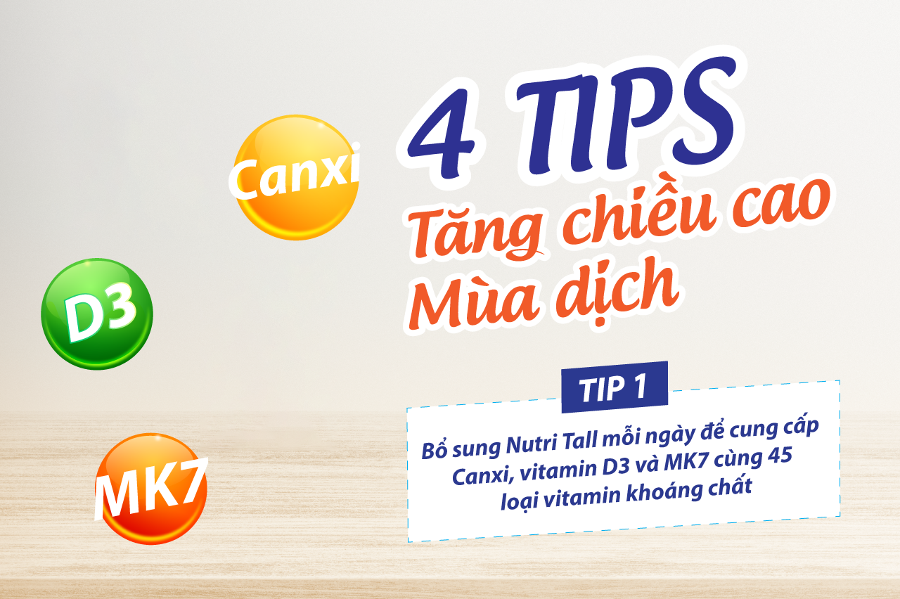 3 tips đơn giản để tăng chiều cao cho bé
